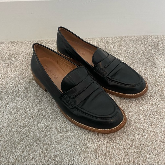 Madewell Shoes - Madewell Black Leather Loafers